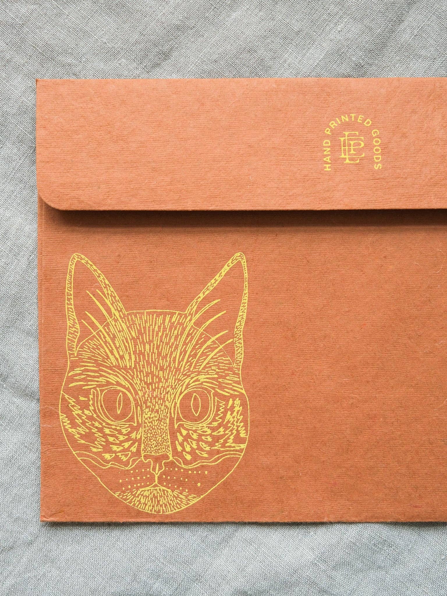 CAT MASK GREETING CARD