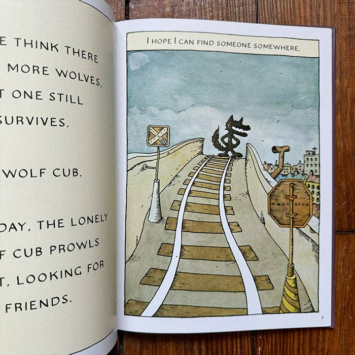 I Am a Wolf, After All - picture book classic, 1973 Japan