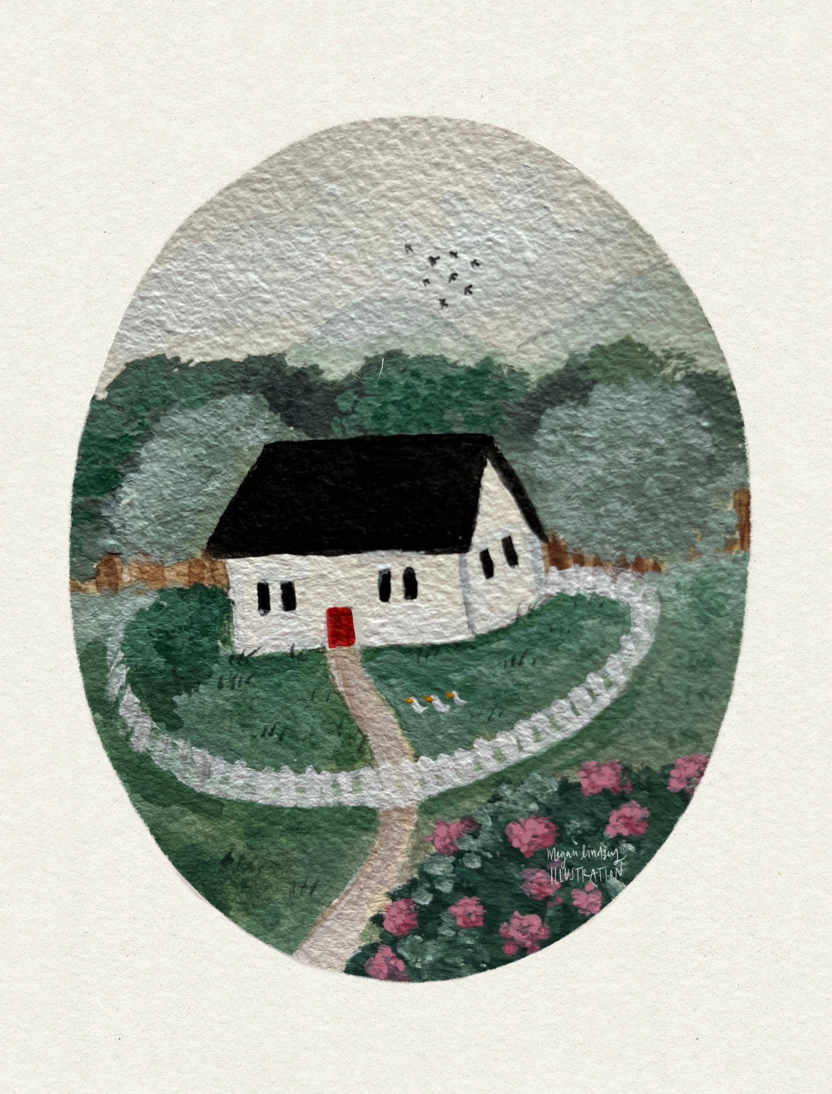 “Floral Cottage” Prints