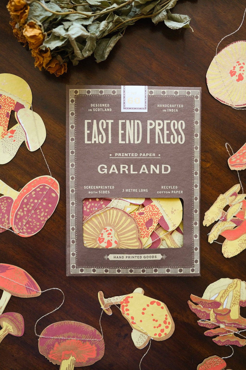 MUSHROOM SEWN GARLAND