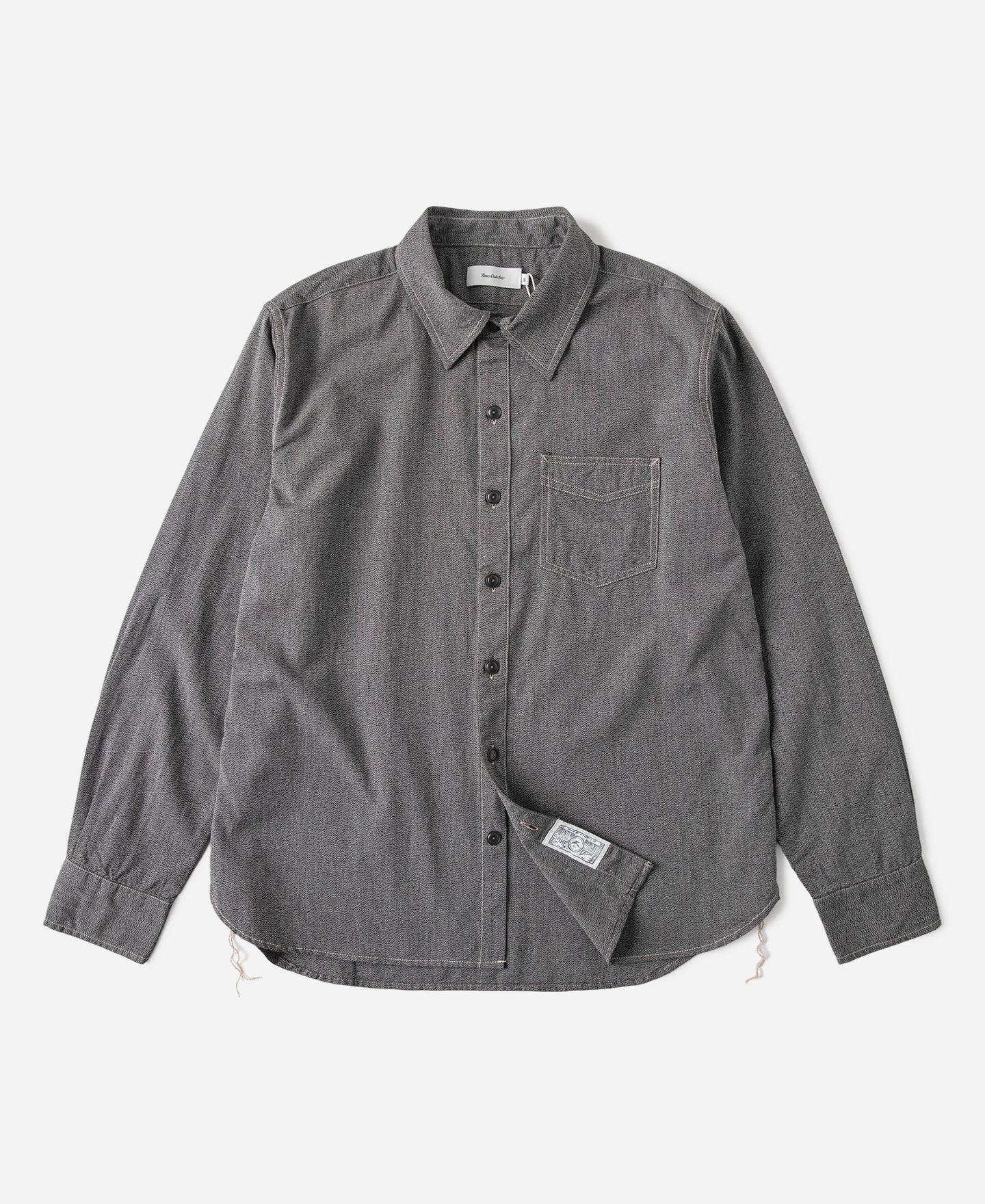 1930s Jaspé Workshirt - Dark Gray