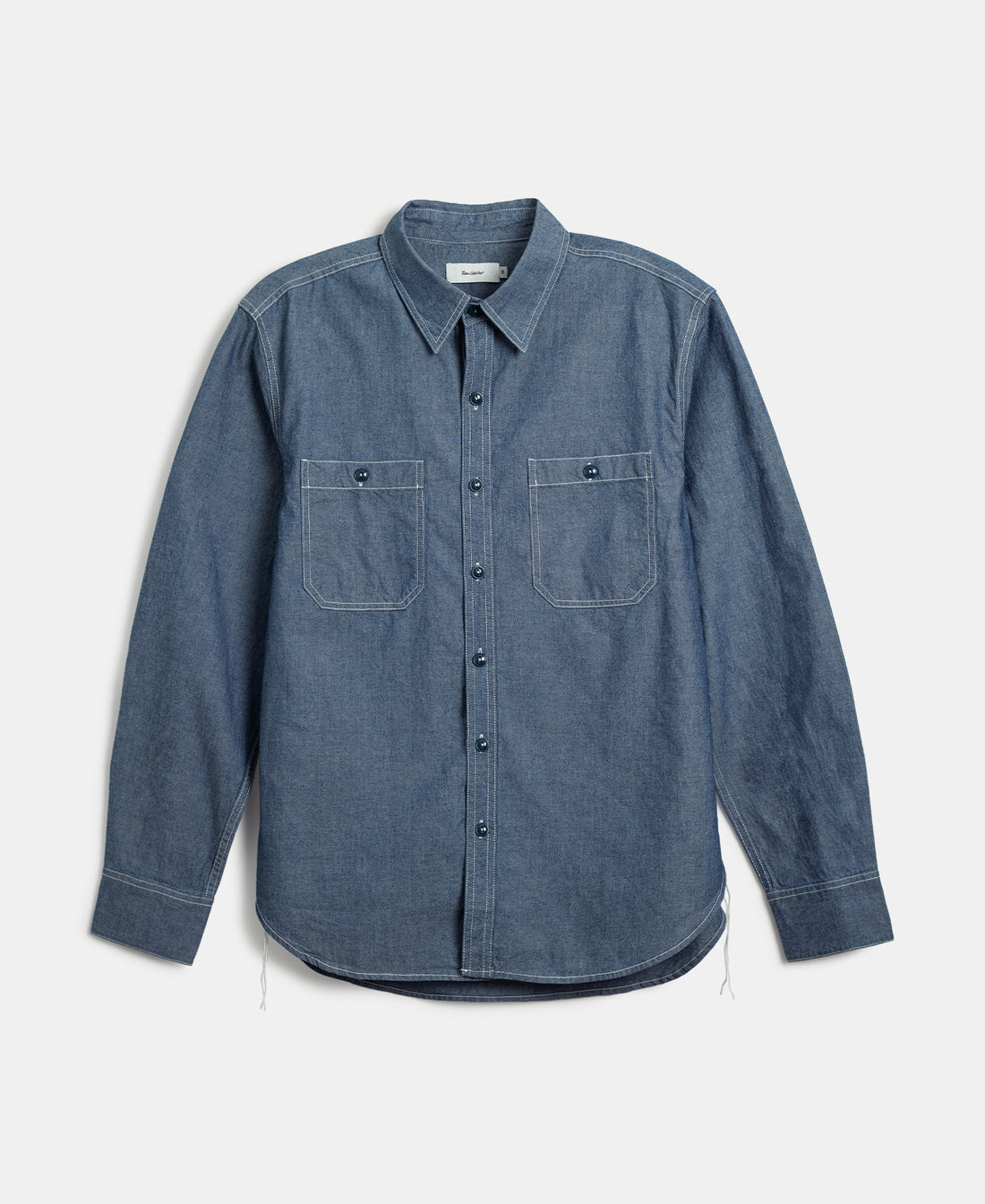 Military Chambray Workshirt - Blue