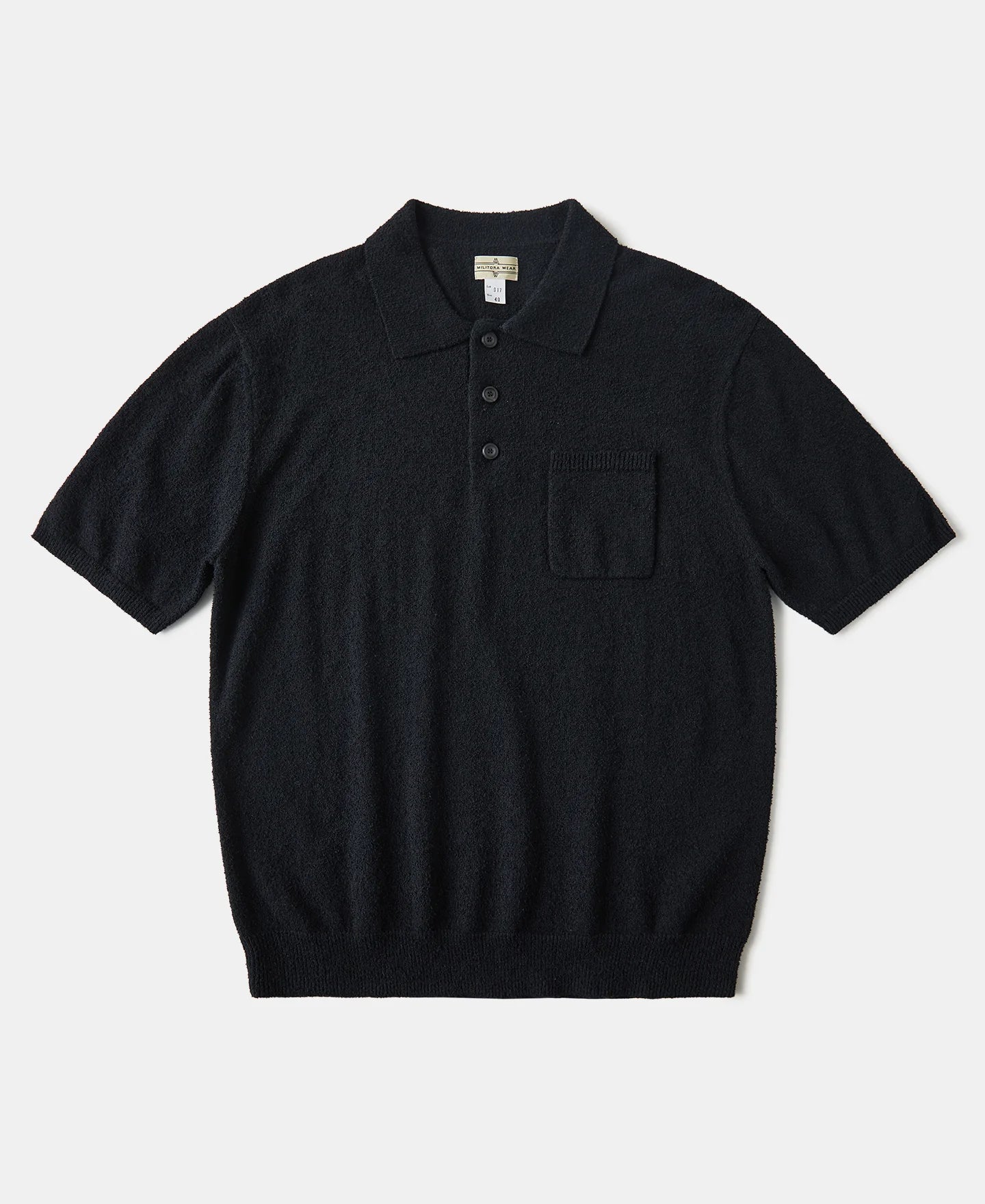 Lot 917 Cotton-Blend Bouclé Polo Shirt