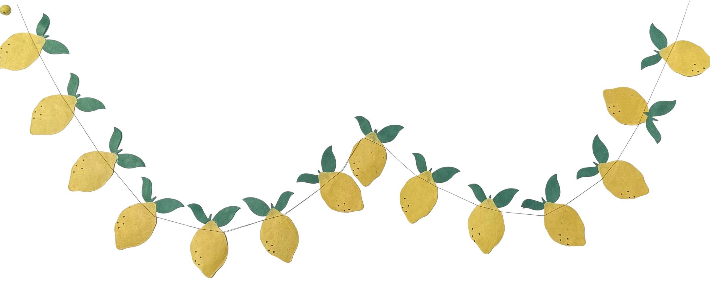 6ft Paper Garland, Lemons