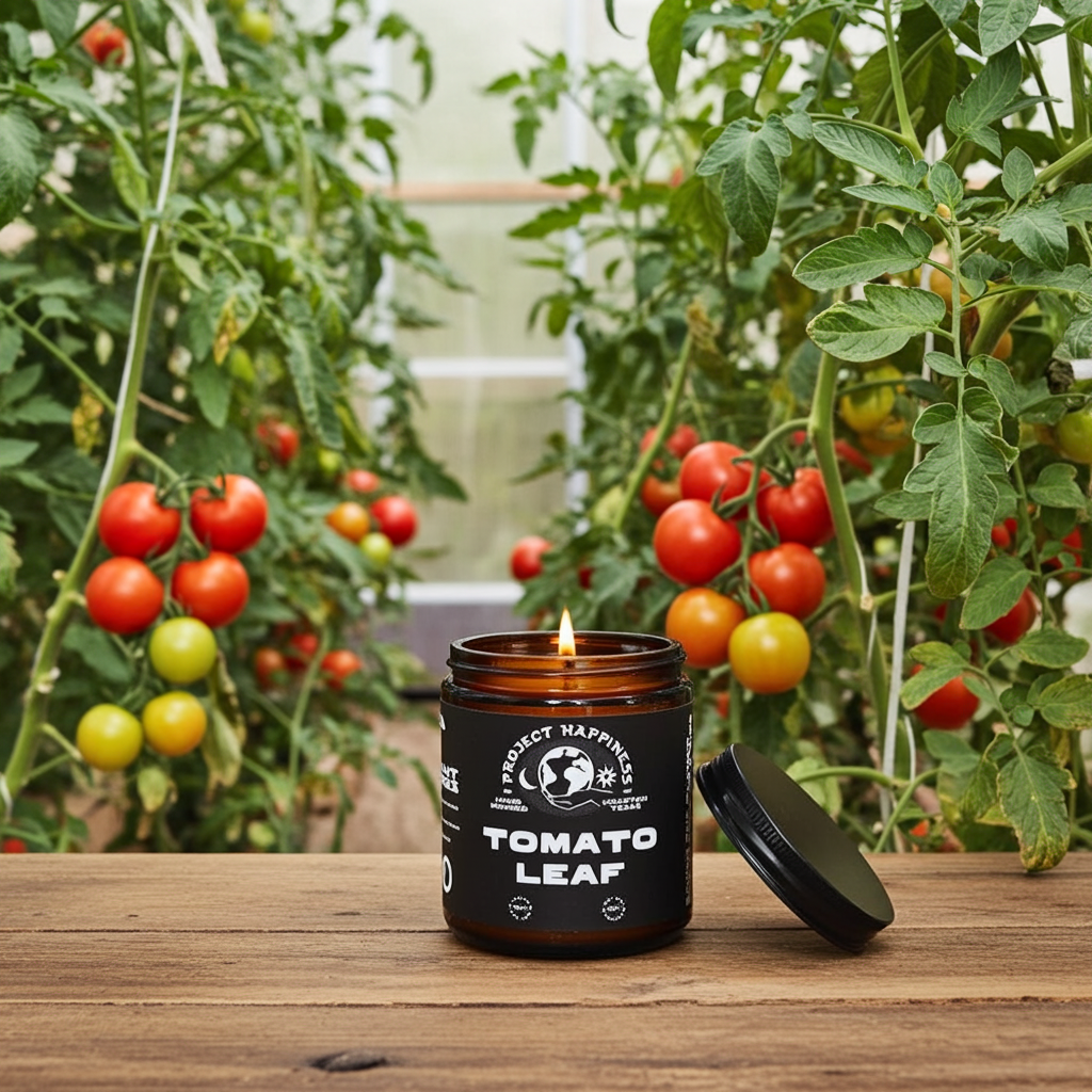 Tomato Leaf Soy Candle - 8oz | Spring Scent