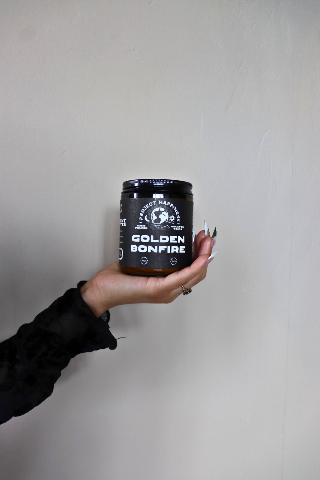 Golden Bonfire Soy Candle | Galentines Gift - 8oz