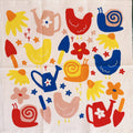 Garden Toss Tea Towel