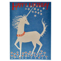 Very Large Card Happy Birthday Unicorn