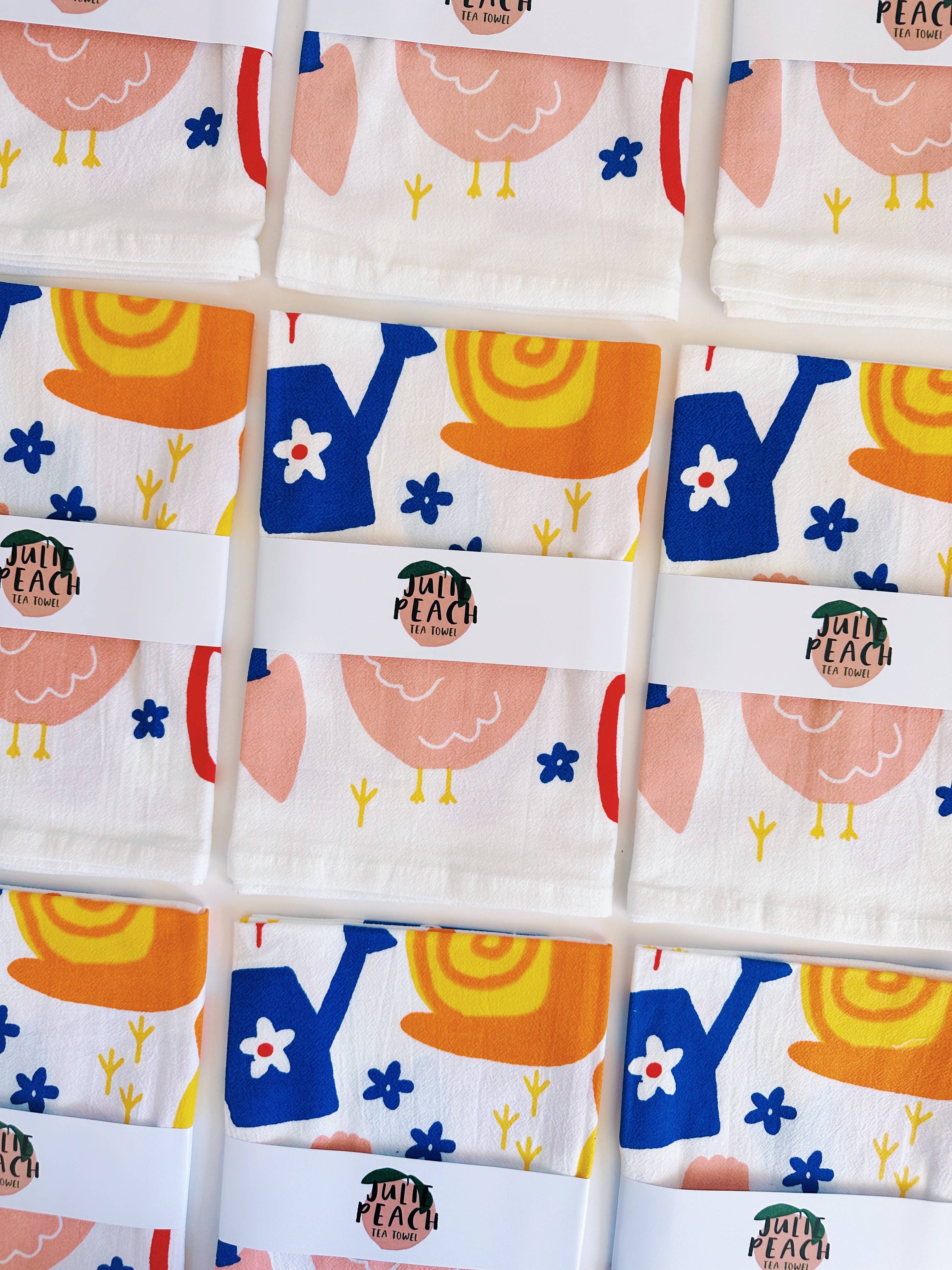 Garden Toss Tea Towel