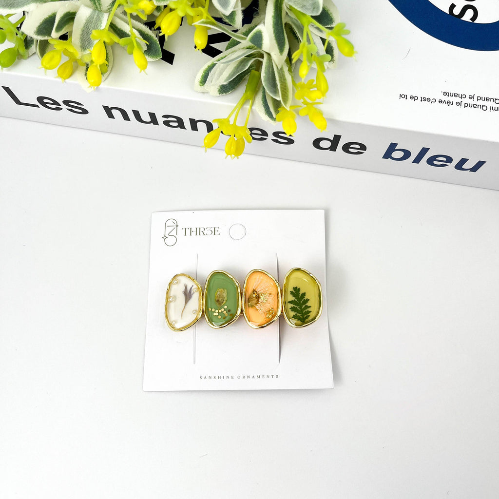 Retro Flower Duckbill Clip, High Quality Hair Clip