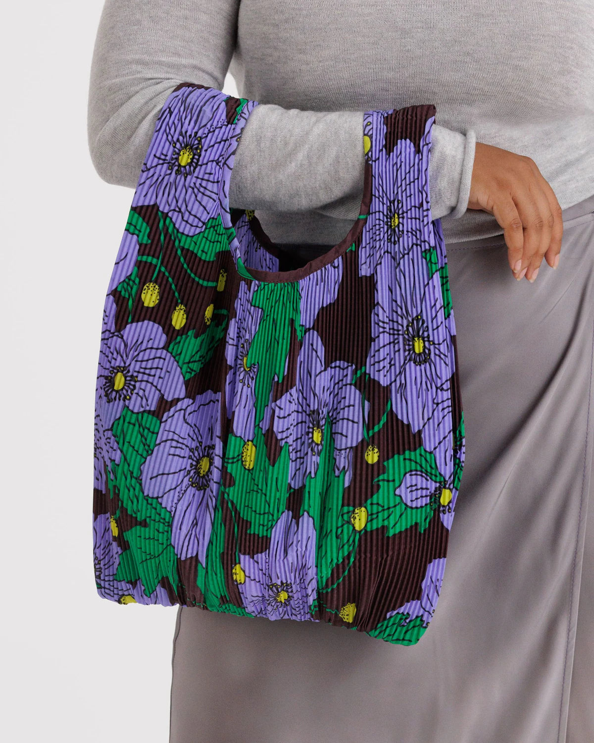 Pleated Baggu - Poppy