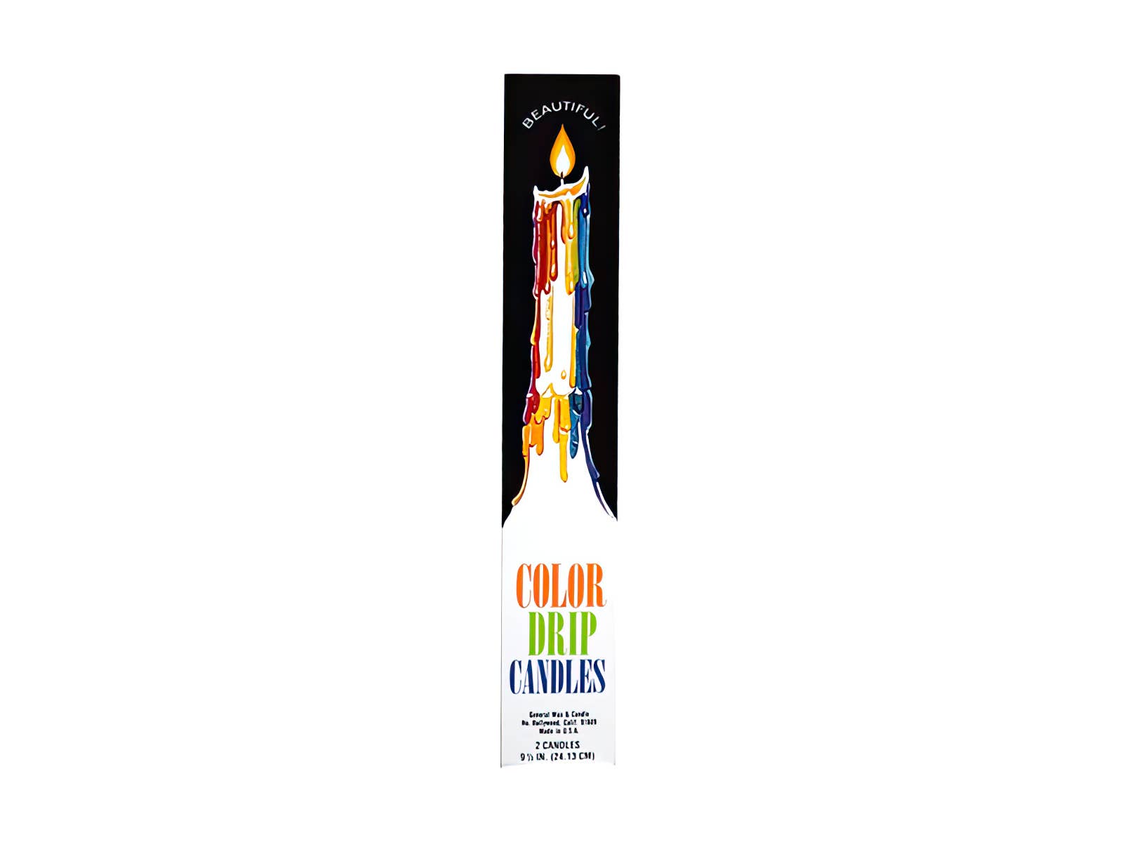 Color Drip Candles