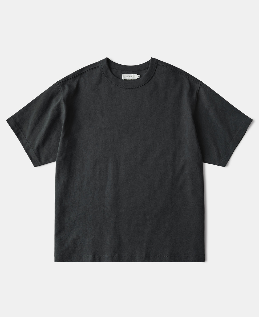 1990s Heavyweight Cotton Jersey Boxy T-Shirt - Vintage Black