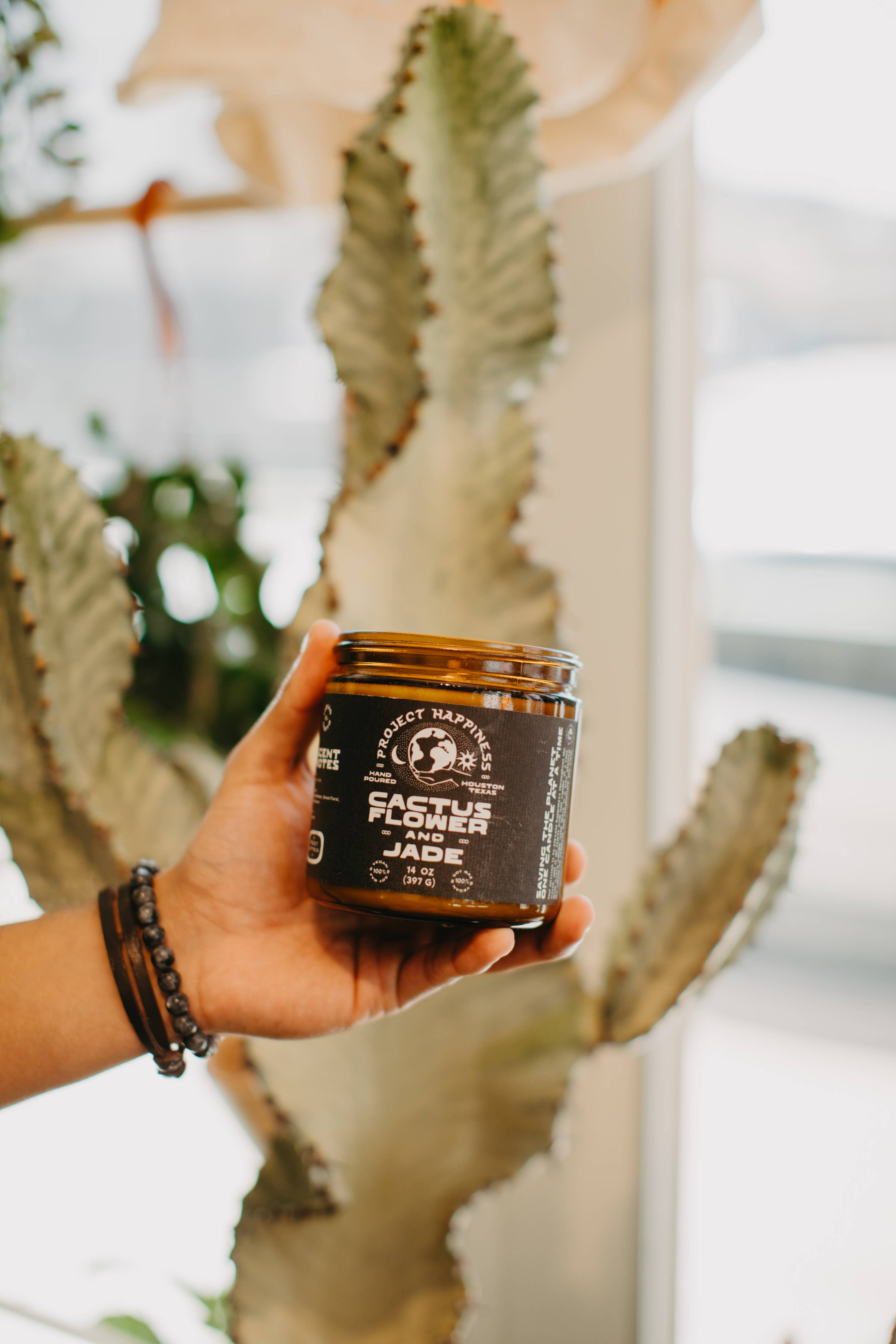 Cactus Flower and Jade Soy Candle - 8oz