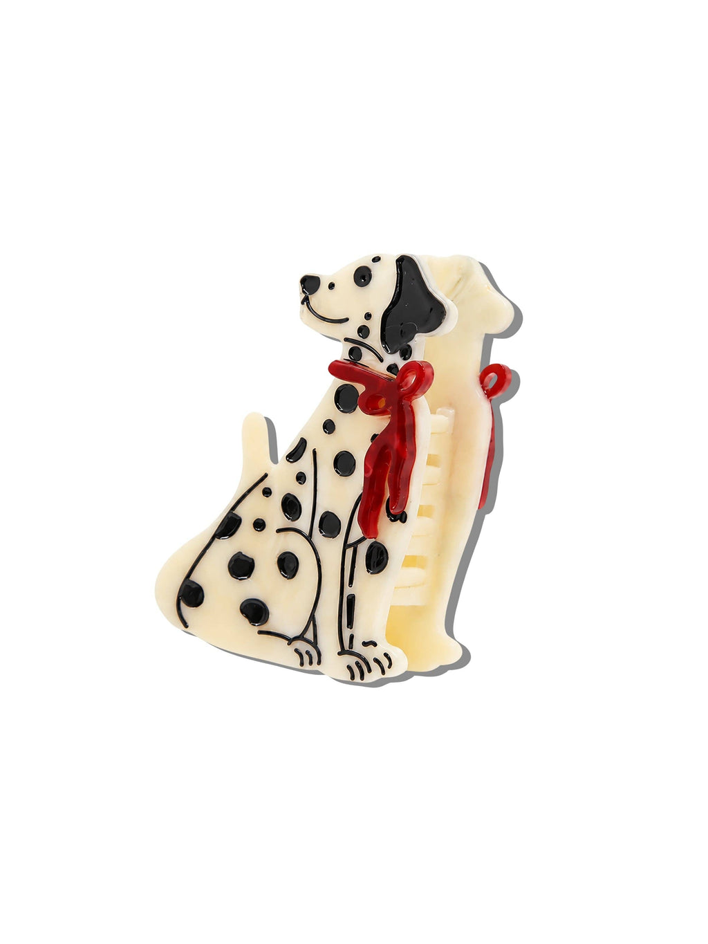 Hand-painted Dalmatian Claw Hair Clip | Eco-Friendly