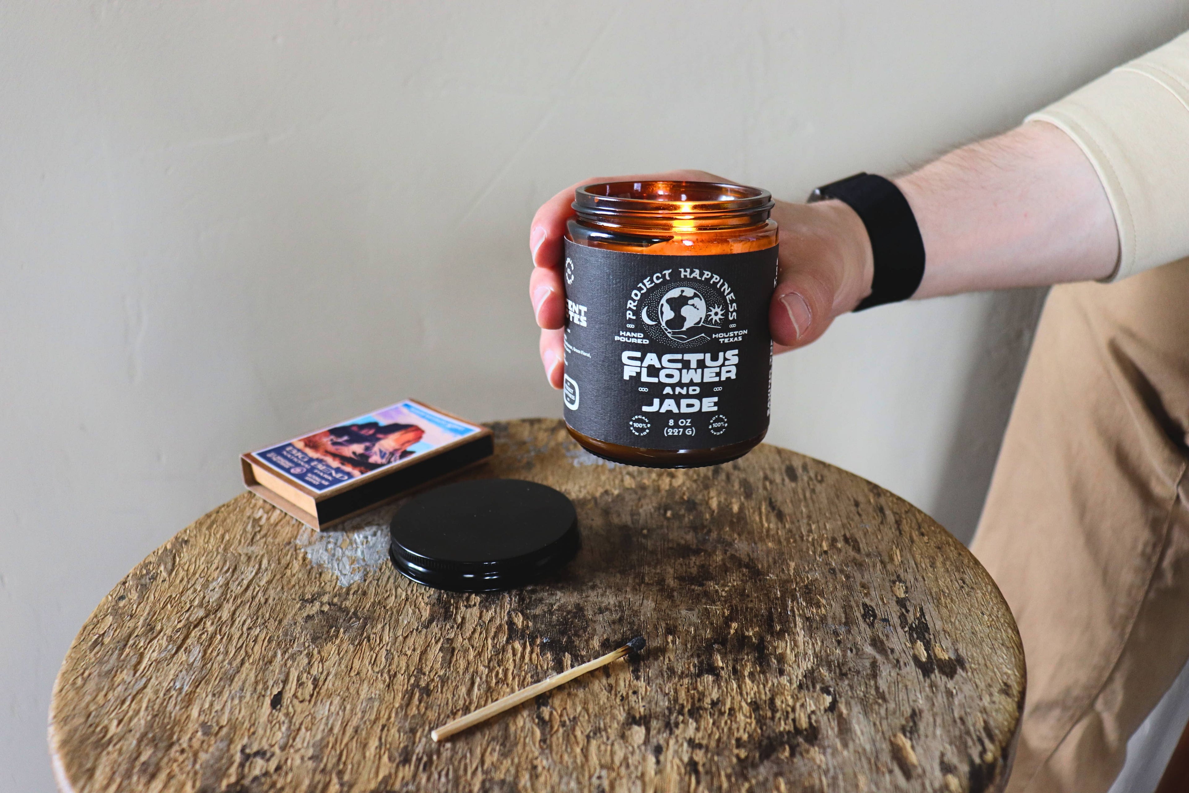 Cactus Flower and Jade Soy Candle - 8oz