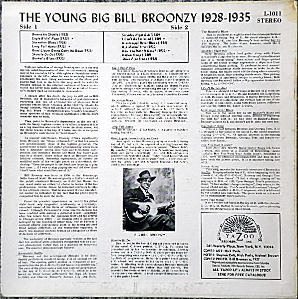 Big Bill Broonzy - The Young Big Bill Broonzy 1928-1936 LP