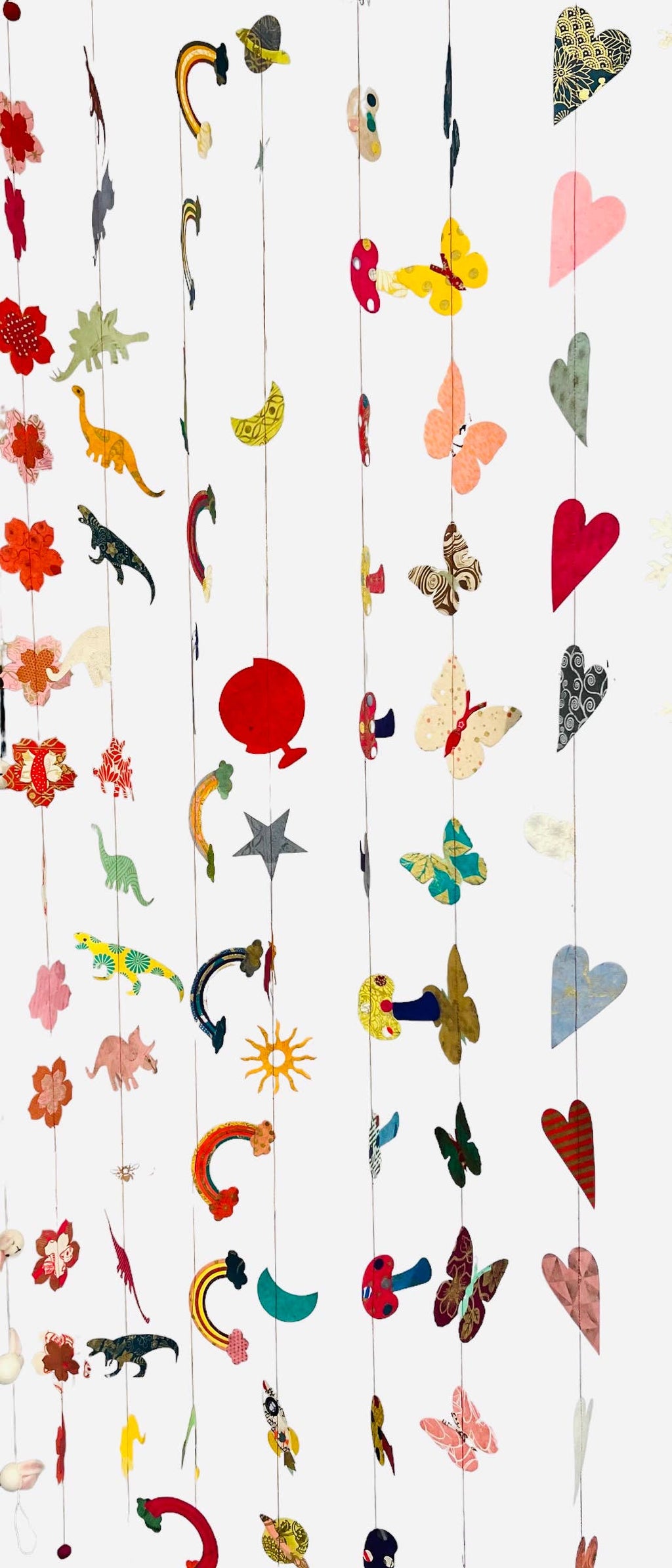 5ft Paper Garland, hot air balloon