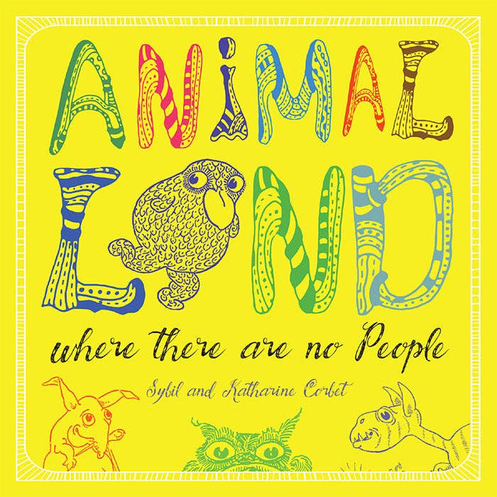 Animal Land picture book from 1897 by 4-year-old and her mom