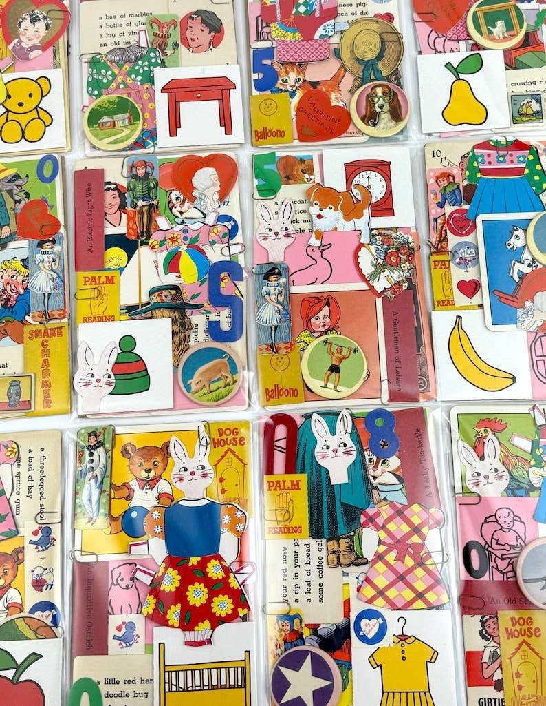 Vintage Ephemera Pack for Junk Journals & Collage