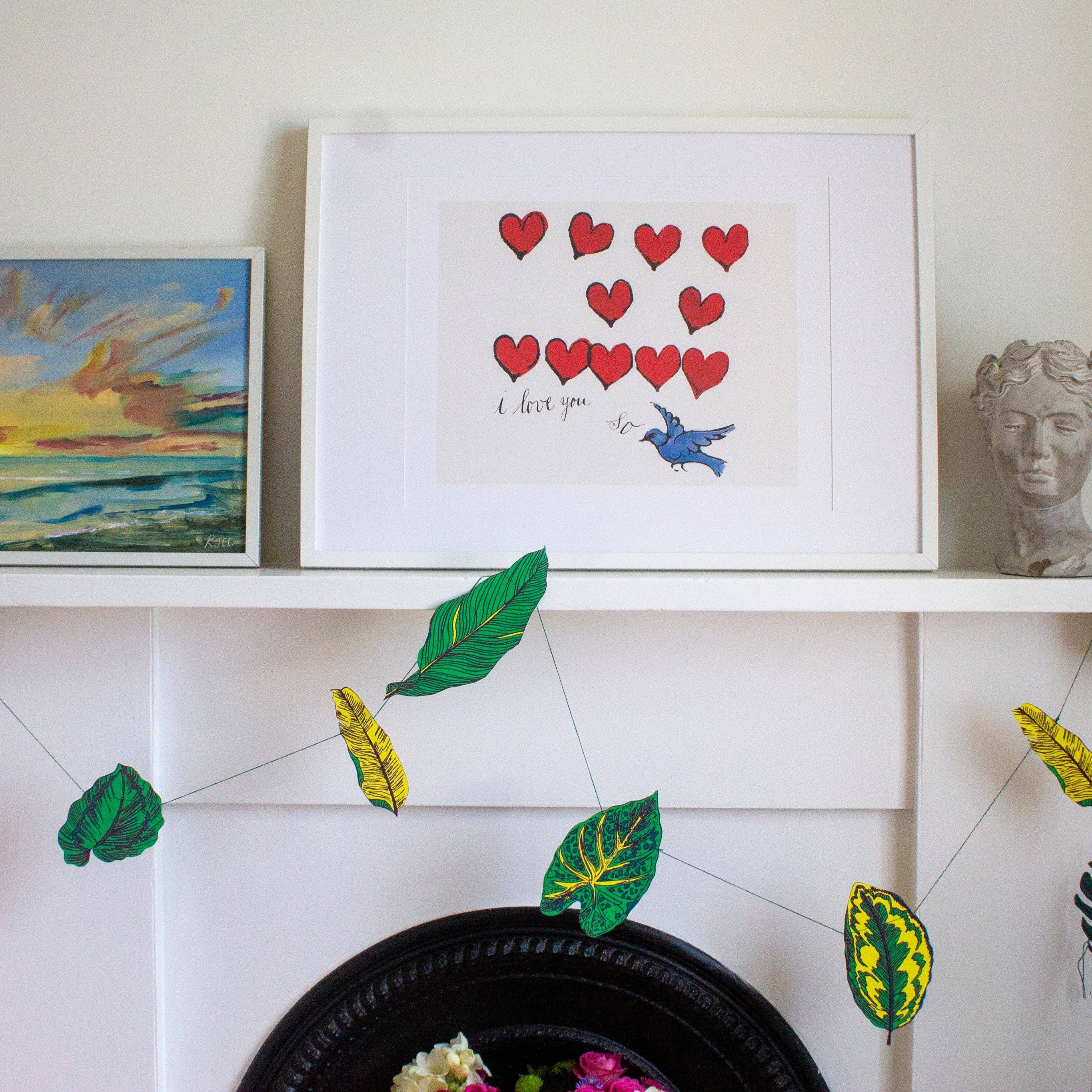 LEAVES SEWN GARLAND