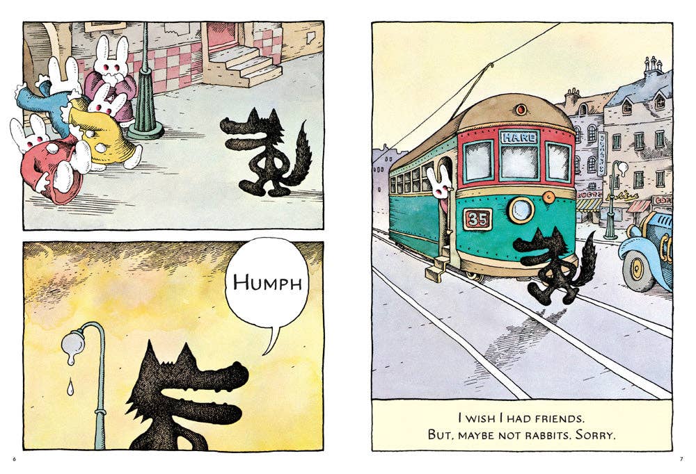 I Am a Wolf, After All - picture book classic, 1973 Japan