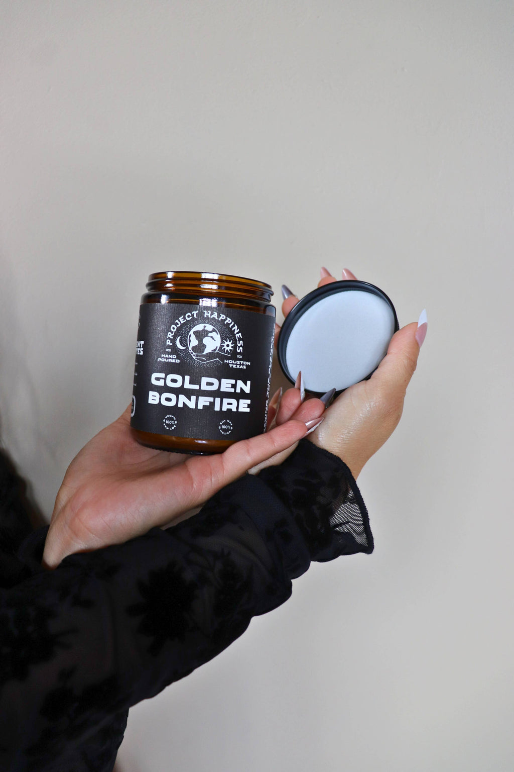 Golden Bonfire Soy Candle | Galentines Gift - 8oz