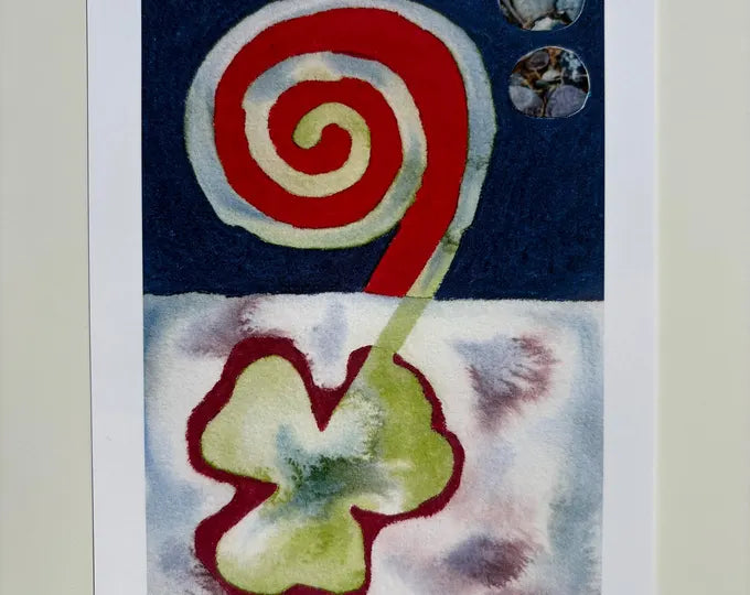 Three Leaves Art Print
