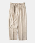 Lot 845 Linen Double Pleated Trousers - Apricot