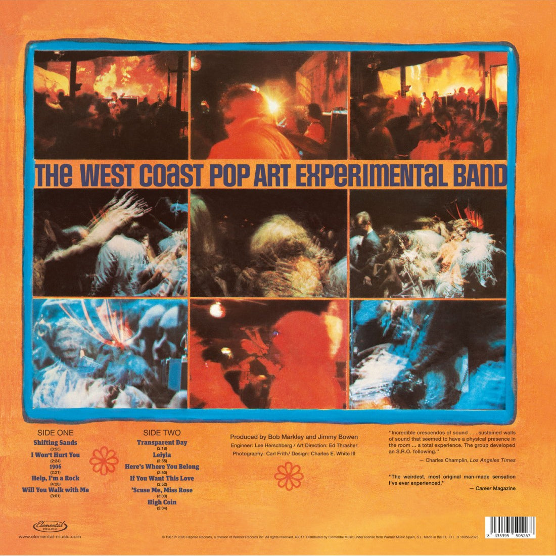 West Coast Pop Art Experimental Band - Part One LP